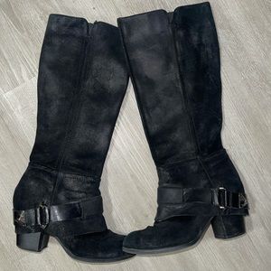 Fergie Leather Theory Heel Boot